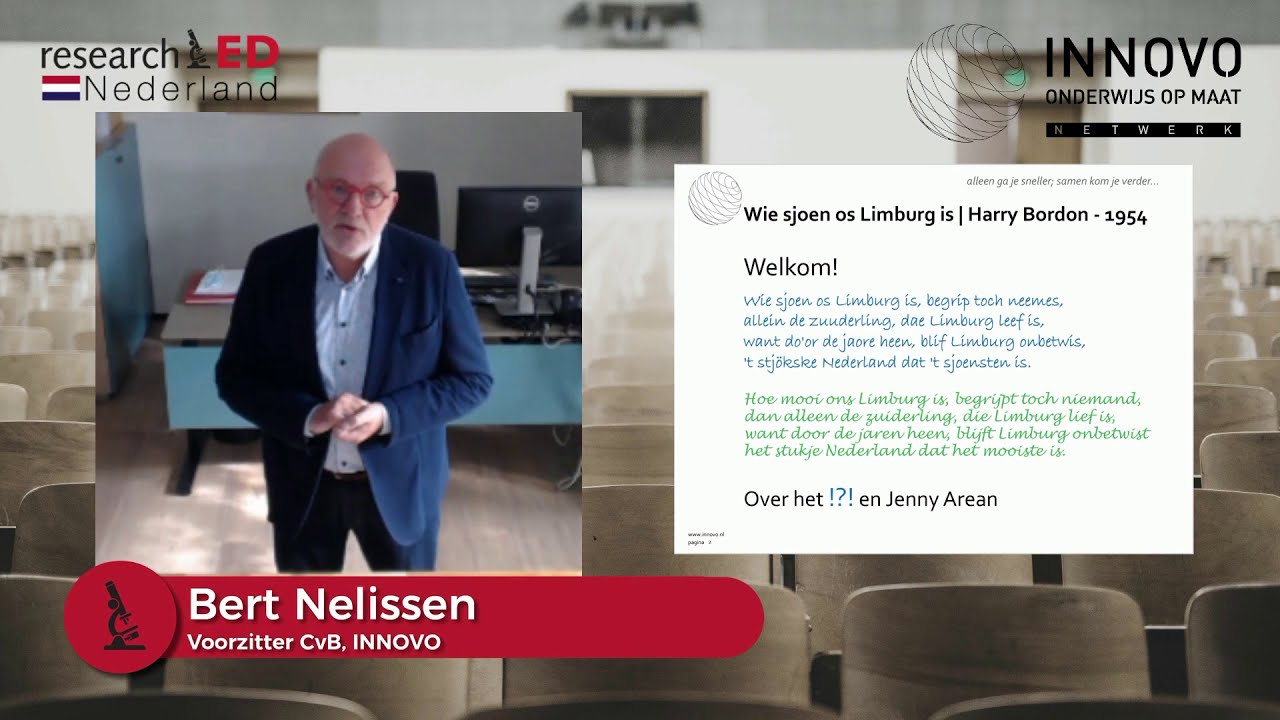 Opening researchED Heerlen -"Wie Sjoen os Limburg is!?!" - Bert Nelissen