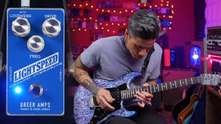 Video thumbnail for Greer Lightspeed Organic Overdrive pedal by R.J. Ronquillo