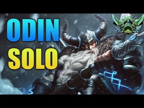 SMITE Ranked Conquest - Odin Solo | The Ultimate Antiheal!