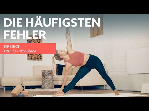 Häufigste fehler bei der Yoga Übung — Dreieck