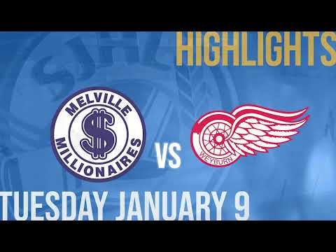 Melville Millionaires vs Weyburn Red Wings Jan 9th