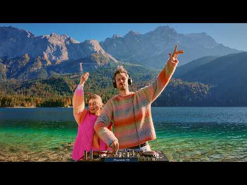 Chill Deep House Mix | Golden Autumn Sun & Alpine Lake | DJ Set at Eibsee Germany
