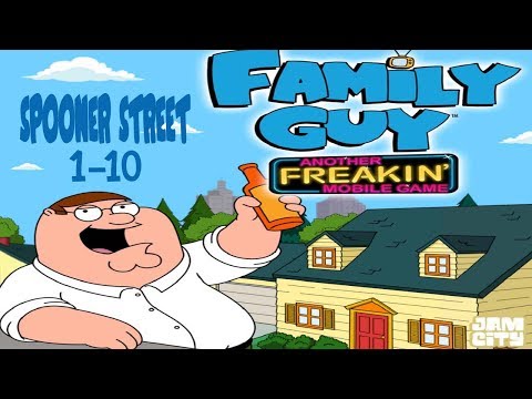 Family Guy - Another Freakin' Mobile Game: Spooner Street Levels 1-10
