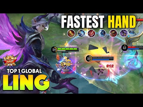 LING BEST BUILD AND GAMEPLAY 2022 ~ LING TOP GLOBAL 2022 ~ LING MOBILE LEGENDS
