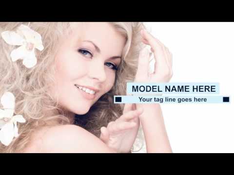 Fashion Model Slides | Apple Motion Templates