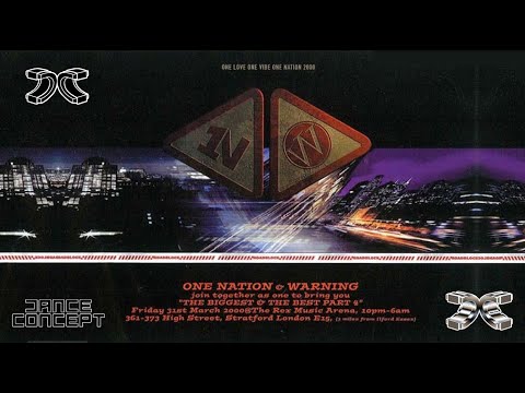 Nicky Blackmarket with Fearless, Skibadee, Shabba D & IC3 at One Nation & Warning - 31st March 2000