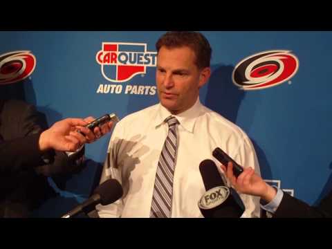 Carolina Hurricanes Kirk Muller after 4-3 loss to Blue Jackets 12/23/13