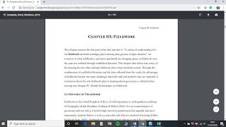 Using page breaks for headings and footnotes in a thesis or dissertation