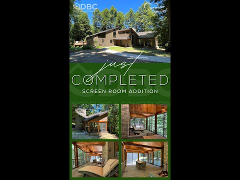 Modern Screenroom in the woods