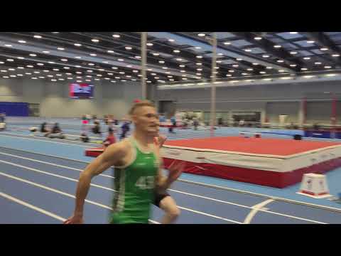 Bieg 300m M Seria 3 - 2. Ogólnopolski Halowy Mityng POZLA 2022 RZESZÓW