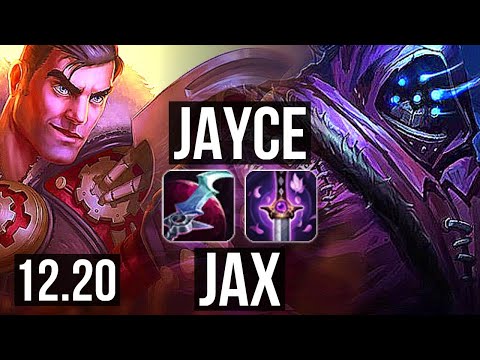 JAYCE vs JAX (TOP) | 6/1/8, 1.5M mastery, 700+ games | KR Grandmaster | 12.20