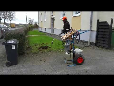 Schädlingsbekämpfung - Wühlmausbekämpfung mittels Sprengverfahren im Vorgarten