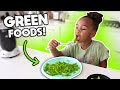 I Only Ate GREEN FOODS For 24 HOURS Never Again