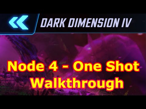 Dark Dimension 4 - Node 4 One Shot | Walkthrough and Guide | Essentials - Marvel Strike Force - FTP