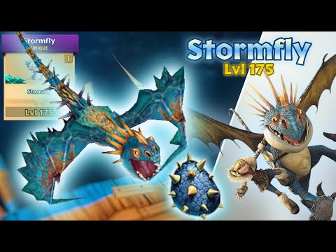 Stormfly (Astrid's Deadly Nadder) Max Level 175 Titan Mode | Dragons: Rise of Berk