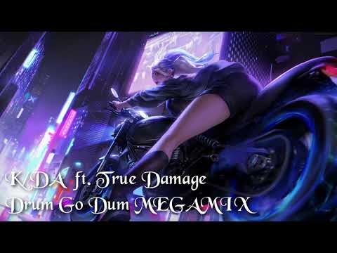 Nightcore - Drum Go Dum MEGAMIX MASHUP [More/PopStars/Villain/Baddest/Giants] K/DA ft. True Damage
