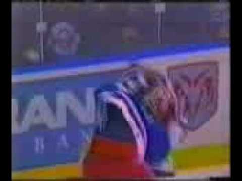 Hockey fights-coalie