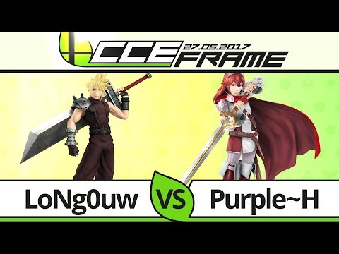 CCE FRAME - eViL LoNg0uw (Cloud) vs TCL Purple~H (Lucina, Cloud) - Loser Semi Final Smash 4