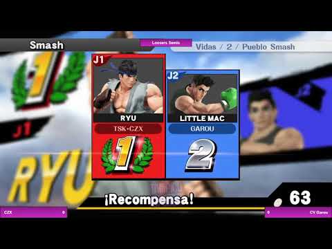 Tampico Gamer - Smash 4 - Losers Semis - SK CharlesZX (Ryu) vs CV Garou (Little Mac)