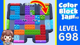 Soluzione del Livello 698 di Color Block Jam