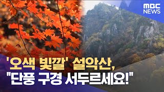 Der Seoraksan 'in leuchtenden Farben', "Beeilen Sie sich, das Herbstlaub zu sehen!" (2025.10.30/Nachrichten/MBC Gangwon Yeongdong)