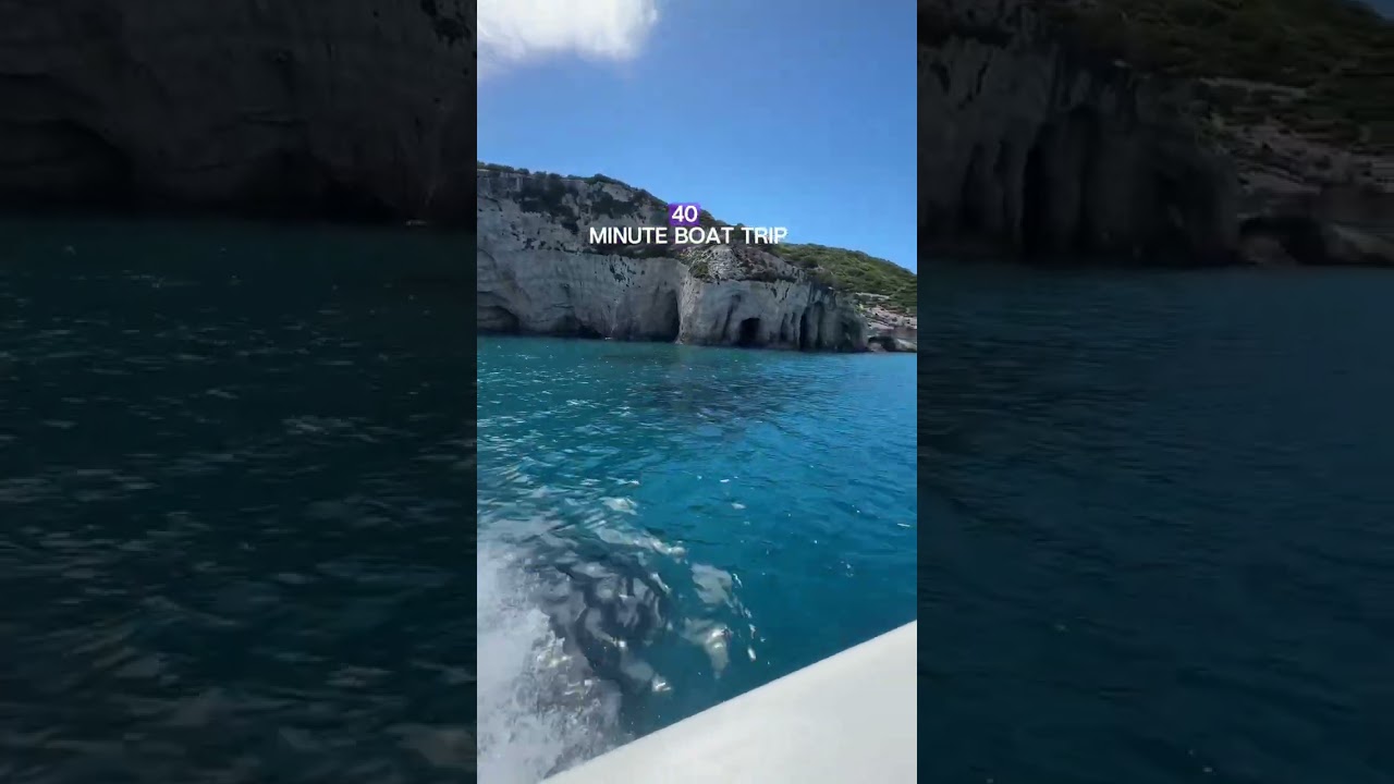 blue caves zakynthos video