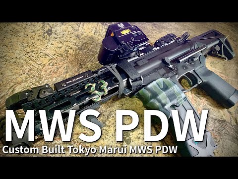 Airsoft Custom Built Tokyo Marui MWS PDW GBBR