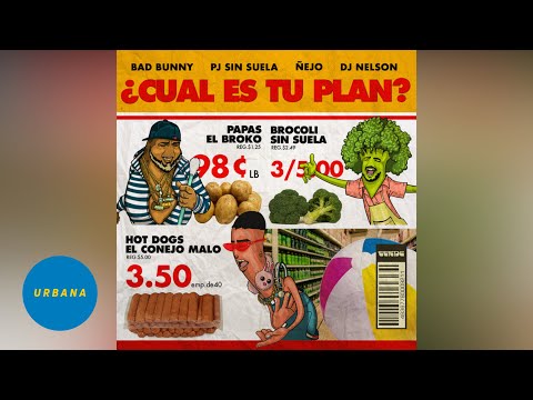 Bad Bunny - ¿Cual Es Tu Plan? ft. Ñejo, Pj Sin Suela (Visualizer)