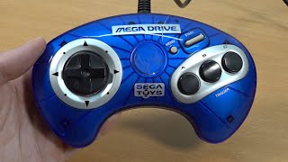 Retro Legendary Gaming Sega Blue Collectible Game System 😎