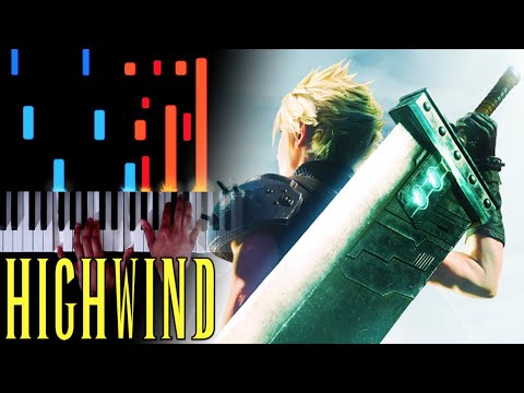 Final Fantasy VII Remake - Highwind Takes to the Skies - Piano|Synthesia Video