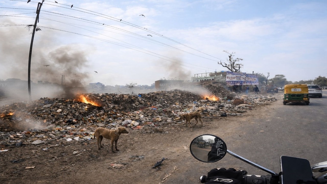 Indien Tour: Fahrt durch die Slums Indiens | Folge 4