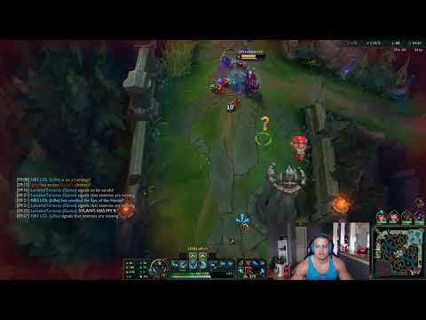 TYLER1 RUNS IT DOWN AFTER NIGHTBLUE3 SMITES HIS CANNON AND TAKES HIS KILL