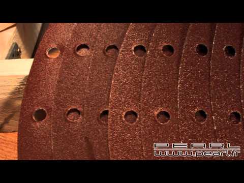 NX5240 - Lot de 10 feuilles de papier de verre pour ponceuse triangulaire AGT