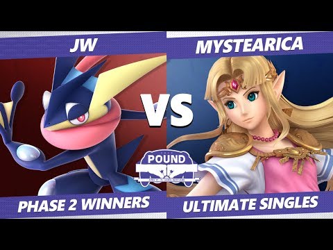 Pound 2019 SSBU - NCG JW (Greninja) VS  Mystearica (Zelda) Smash Ultimate Phase 2 Winners