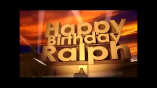 Happy Birthday Ralph!