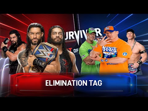 Can 3 Different Roman Reigns Defeat 3 Different Jonh Cena - WWE 2K22