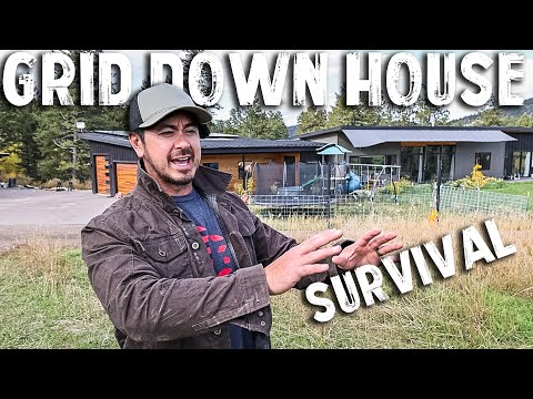 THE GRID DOWN HOUSE - Prep Your Home For The Upcoming Collapse + Grid Down Redoubt Battery / Solar