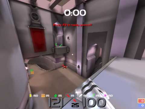 hysobe strafe jump dm6 quake live rail gun