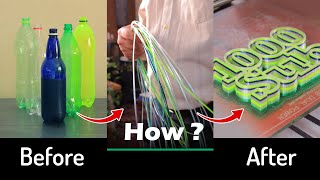 #1 Multicolor printing -Details of free filament production from recycled bottle (PET)for 3D printer