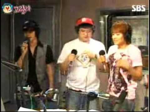 SJ Donghae shindong Wookie sing in radio