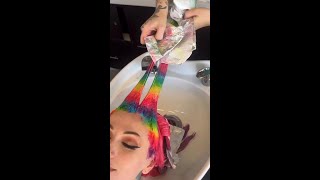 Coachella Festival Rainbow Hair Inspo  Danger Jone