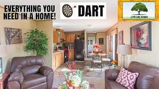 DART  BY | LIVE OAK HOMES | 3 BED 2 BATH SINGLEWIDE  936 SQUARE FEET | Divine Mobile Home Central |