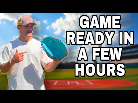 How to Break in a Catcher's Mitt (2 Easy Steps)