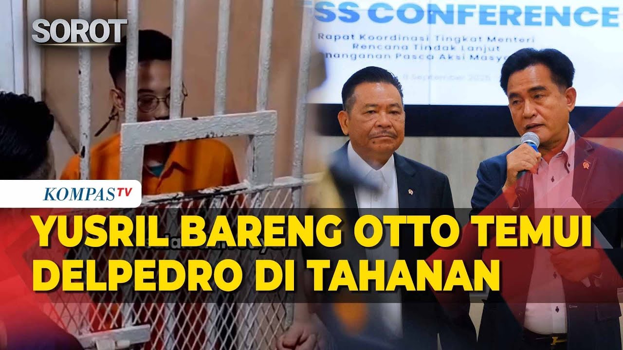 Kata-Kata Delpedro Ditemui Yusril & Otto Hasibuan di Tahanan Polda Metro Jaya