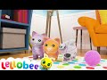 Three Little Kittens Baby Max Song Lellobee Nursery Rhymes For Kids