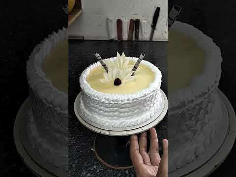 Milk milcky cake easy to decorate 🎂😋