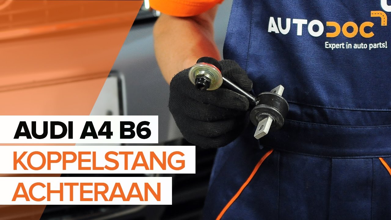 Hoe stabilisatorstang achteraan vervangen bij een Audi A4 B6 – vervangingshandleiding