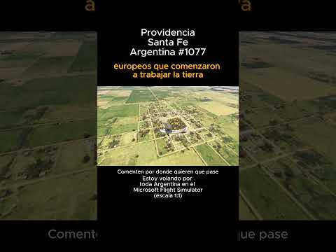 Providencia, Santa Fe desde el Microsoft Flight Simulator #providencia #santafe #msfs #argentina