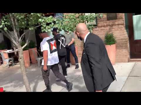 The Weeknd Greet His Fans Outside His Hotel In NYC 08/30/2020 | Celebrity News | Splash News
