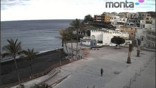 preview picture of video 'Timelapse remodelación Paseo Marítimo de Puerto Naos'